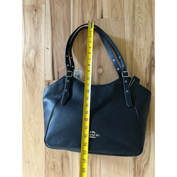 COACH Meadow Shoulder Bag - NWT -C074 - Black - Picture 3 of 14